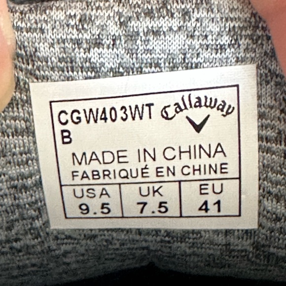 Womens Golf Shoe Callaway Coronado V2 Medium 9.5 White CGW403WT - Picture 8 of 9